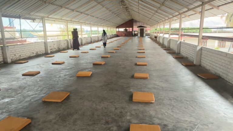 SEATING ARRANGEMENT AT ROOF TOP