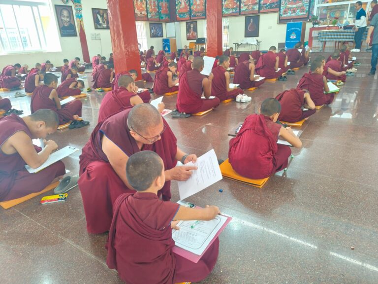 Students Taking exam at hall